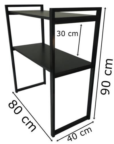 Aparador Industrial Preto